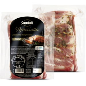 Costelinha Suína Temperada (Congelado) - R$ 30,00/Kg